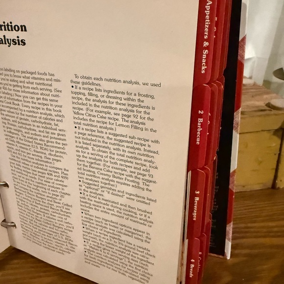 Vintage Better Homes & Gardens New Cook Book 1984 5-Ring Binder 9th Edition - Picture 7 of 12